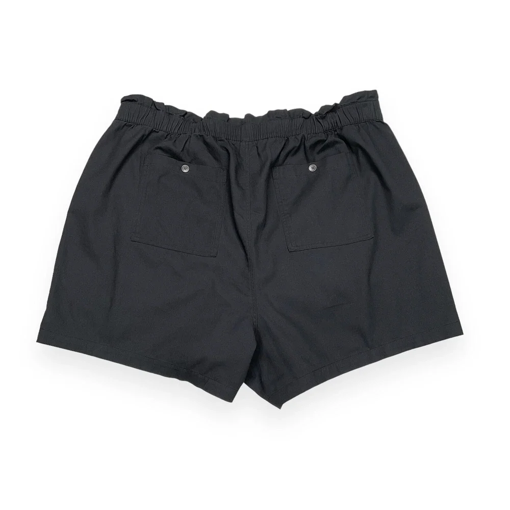 Old‎ Navy Shorts Womens Size 3X Charcoal Gray Chino Casual Elastic Waist NWT